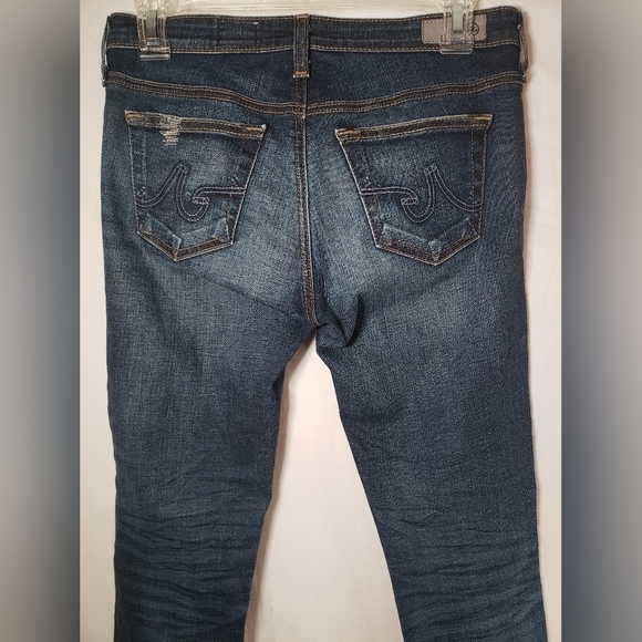 AG Adriano Goldschmied The Legging Ankle Dark Washed Blue Jeans Sz 25R - Picture 6 of 12